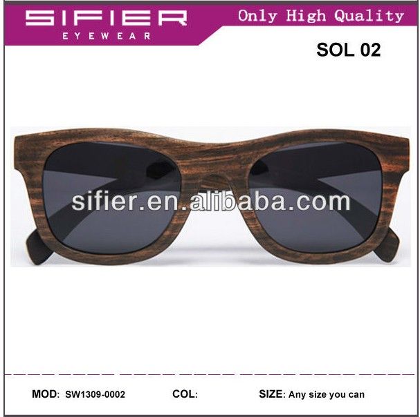 Designer Wooden Sunglasses Polarized