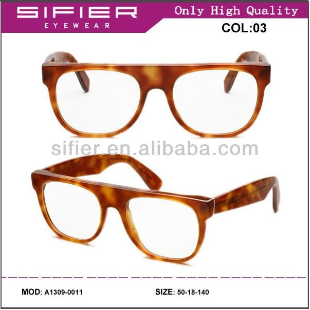 2014 Newest Trendy Flat Top Acetate Eyeglass Optical Frames