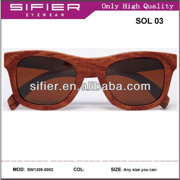 Designer Wooden Sunglasses Polarized