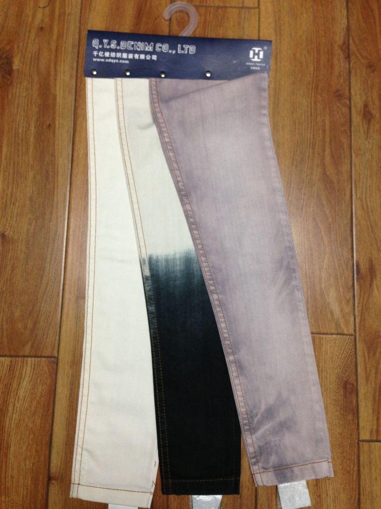 Half Bleached Denim Fabric