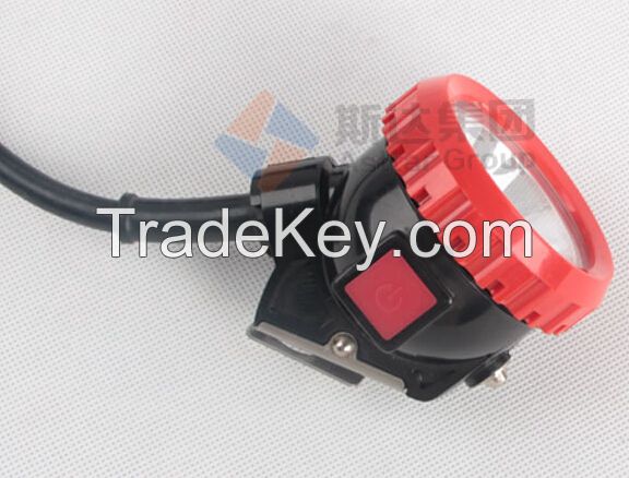 corded mining headlight, LED miner cap lamp, IP54 mining caplight