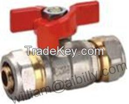 Forged Brass Ball Valve Compression End