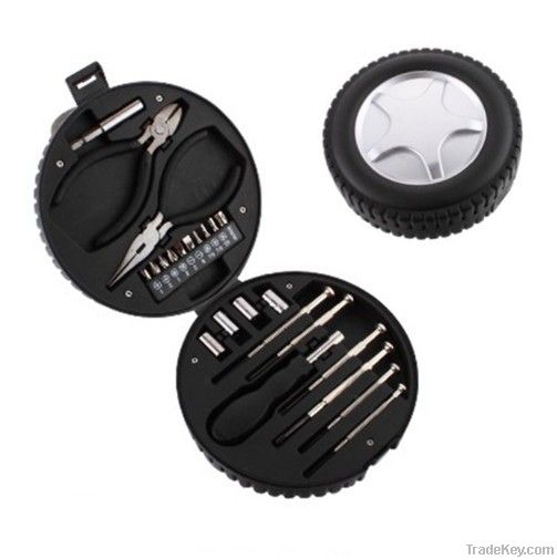 24pcs Special Promotion Gift Tool Set Tire Shape Tool Kit