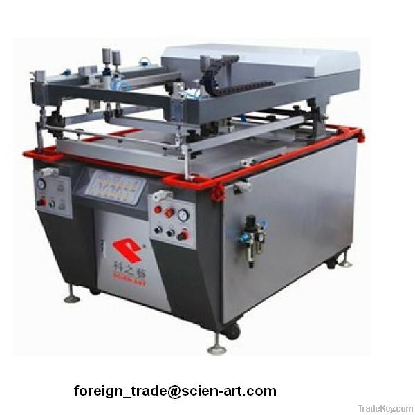 large size sheet flat screen printing machine