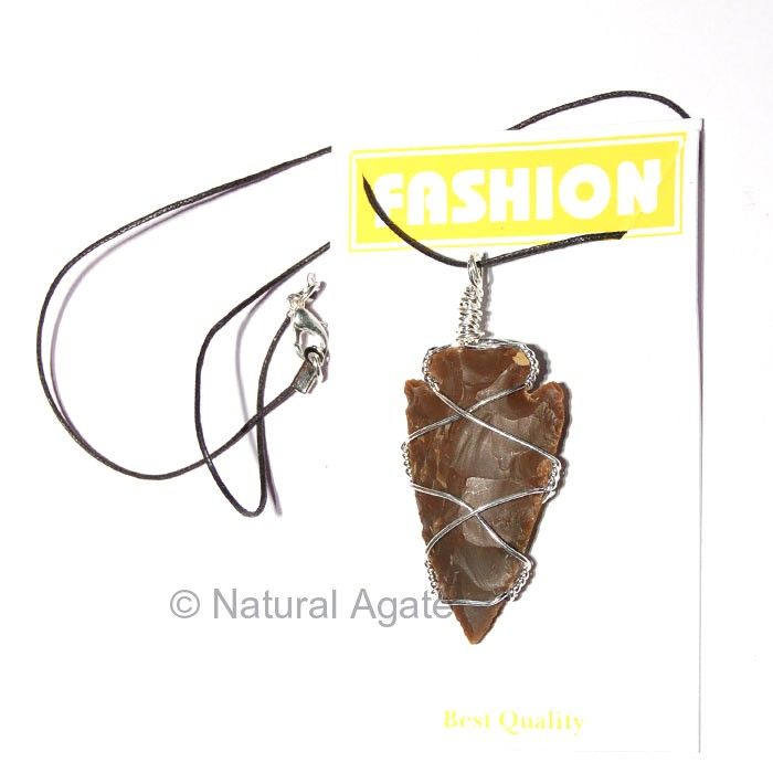 Gemstone Arrowheads Necklace