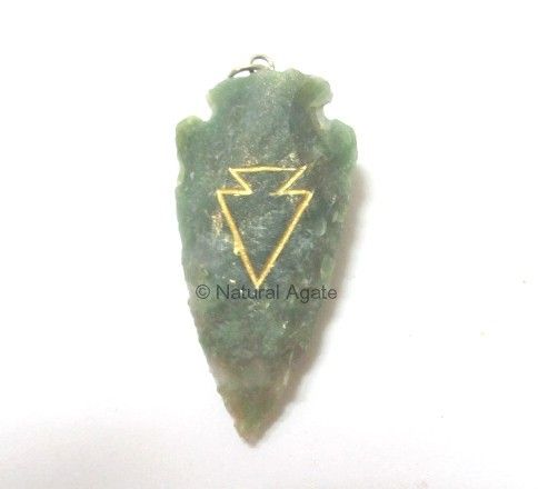 Carved Arrowheads Pendants