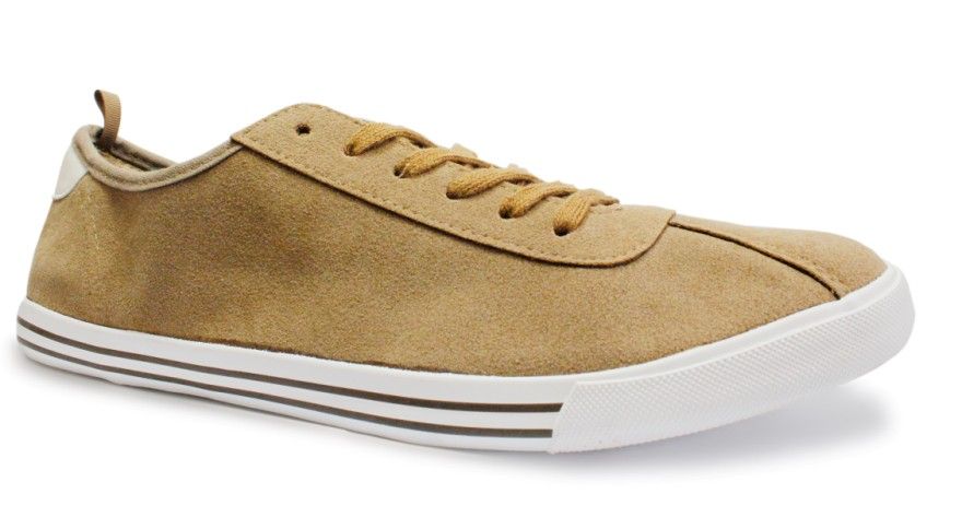 Canvas shoes for men low cut and fleece upper