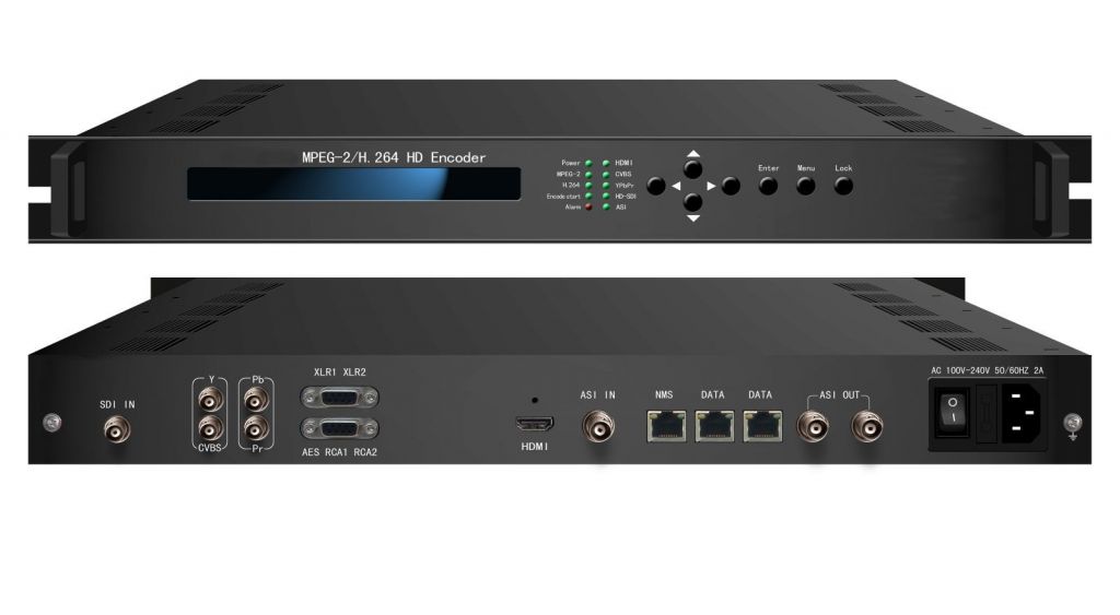 MPEG-2/MPEG-4 H.264 HD Encoder(Dual Audio)