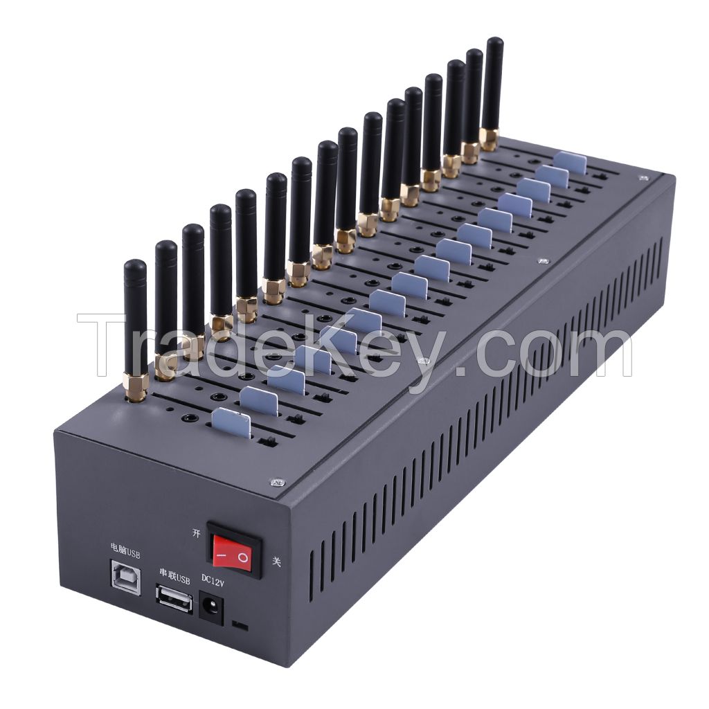 16 port gsm modem for bulk SMS