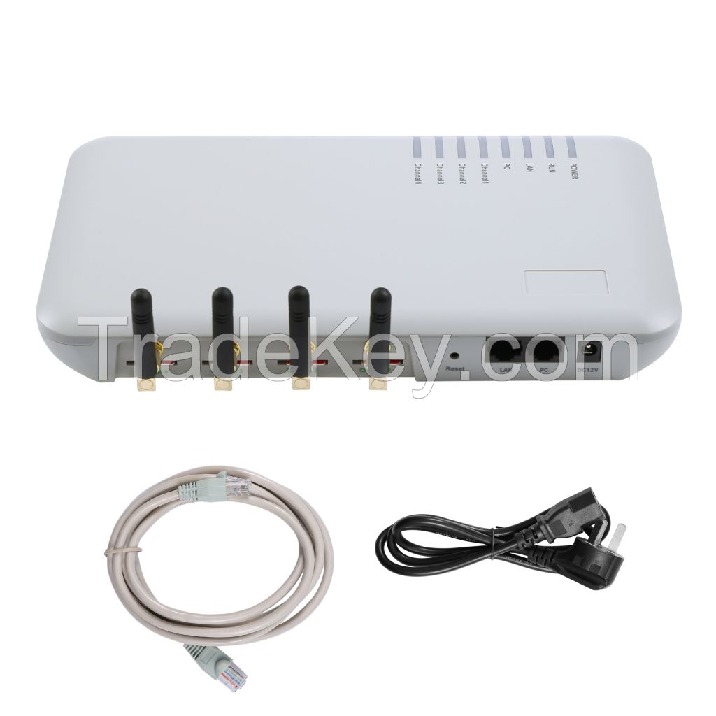 4 port/channels gsm voip gateway , goip4