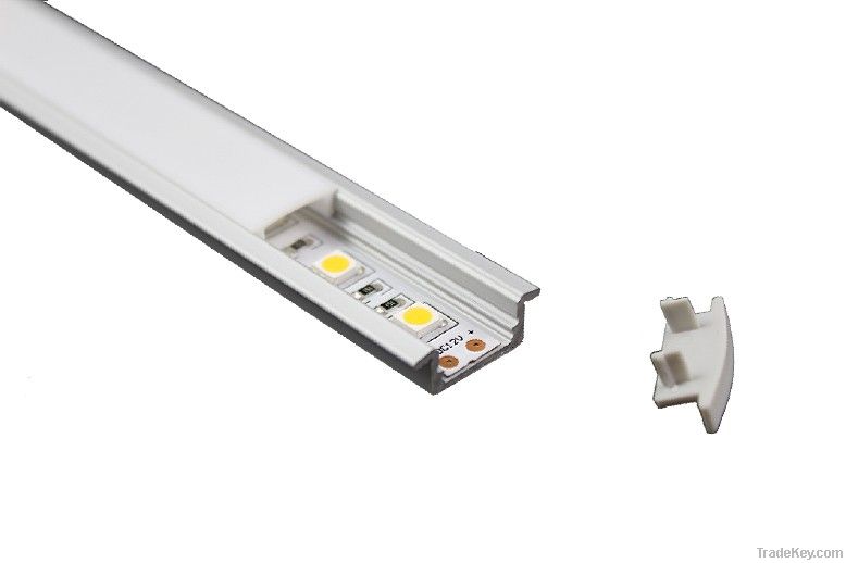 super slim recessed 8mm led aluminium profile with PMMA Cover