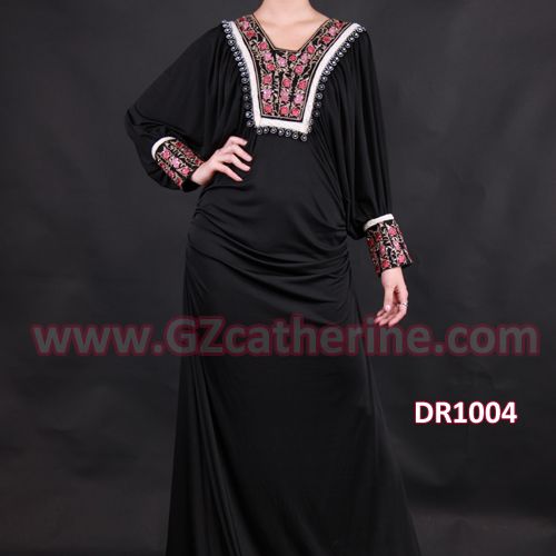 Latest Leopard Fancy Africa Sport Kaftan Abaya Dresses