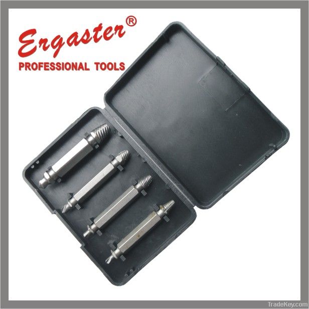 4pcs broken bolt &amp; damaged screw extractor