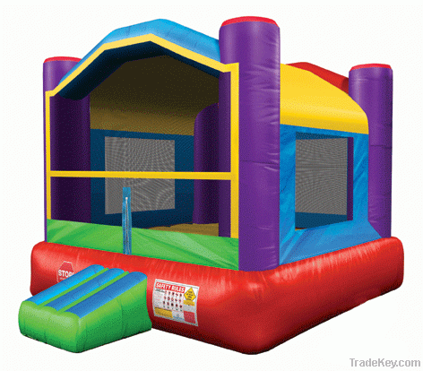 Inflatable bouncer slide