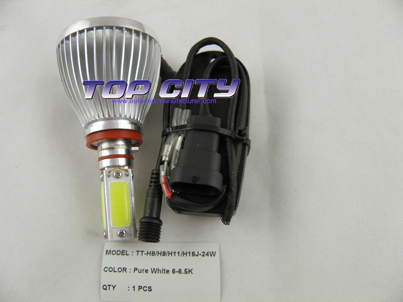 2013 NEW H4/H7/9005/9006/P13W 24W LED headlight 2400 LM