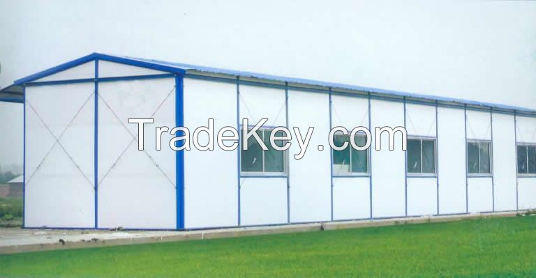 prefab house/home / modular house/ camping house, prefabricated house for living/office/warehouse 