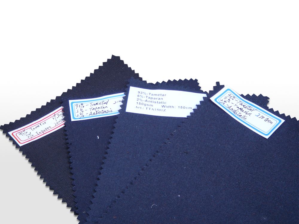 Nomex 93%aramid fabic, for firefighting clothing, cap and shoes