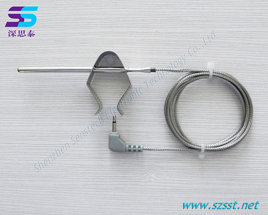 BBQ ambient temperature probe &amp;amp; grilling cooking temperature probe