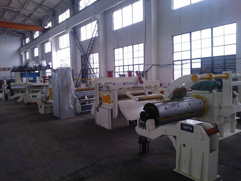 3x1600 automatic high speed coil slitting line/slitting machine for steel plate