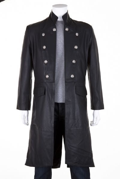 Men's Leather Gothic Coat