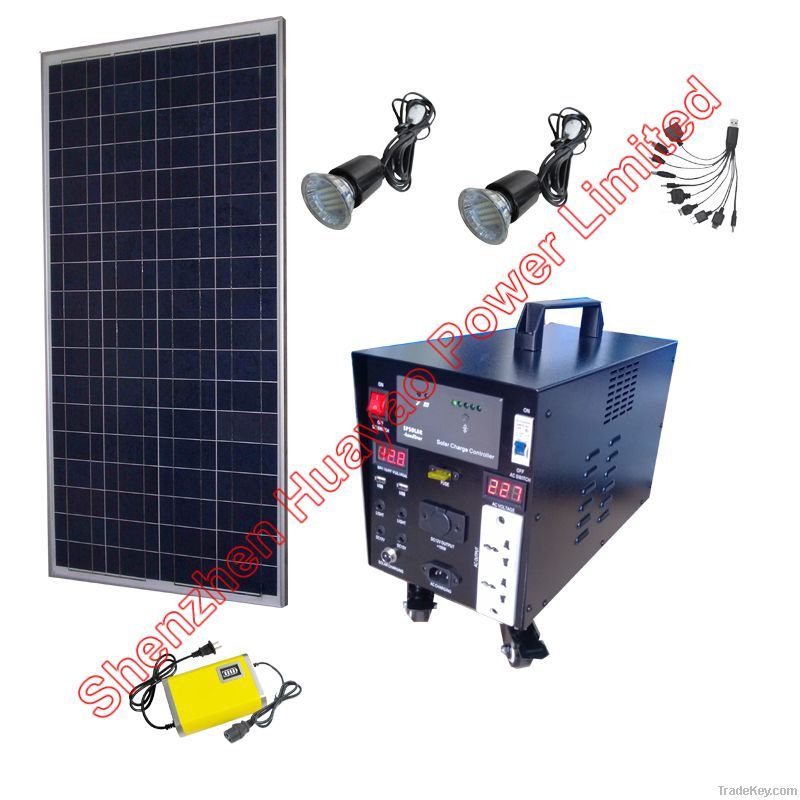 100W Solar Power Station ----- drive light fan tv pc laptop mobiles