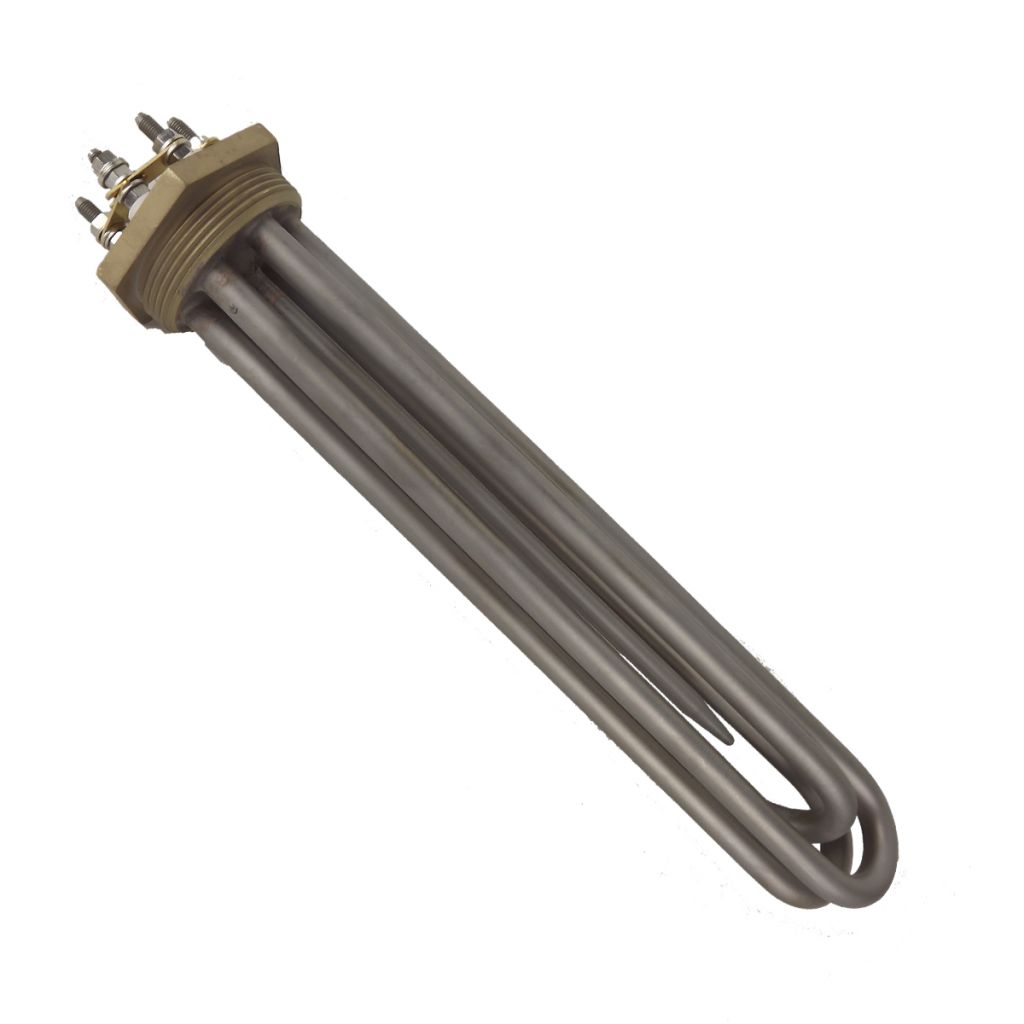 Stainless steel immersion water heater element