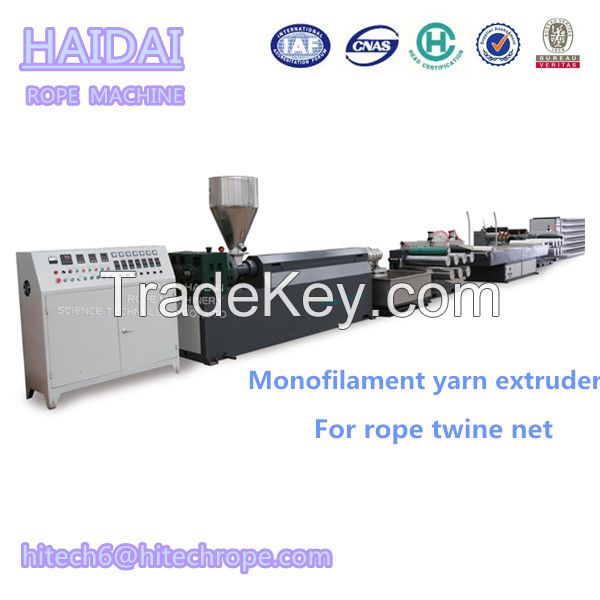 PP PE Monofilament Yarn Extruder Machine Line