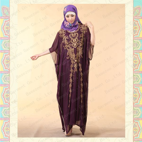 MF16879 Modern Fashion Classic Islamic Kaftan Abaya 2013  