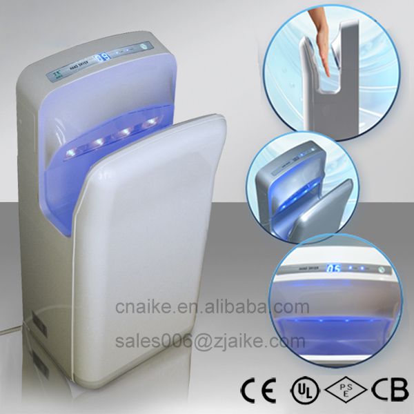 Automatic electric jet hand dryer, bathroom hand dryer for public toilet restroom