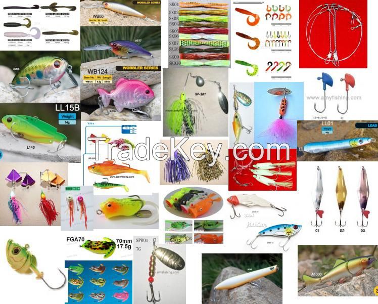 fishing lure, artifical lures, hard lure, soft lure, fishing baits, frog, spinner, spoon, spinnerbait, jighead, minnow, sabiki, lead fish, vib, jig, lead lure, creature, octopus, metal jig, , rubber jig, swimbait