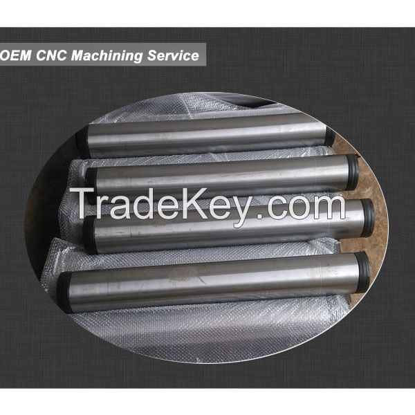 custom oem cnc machining part, precision steel shaft