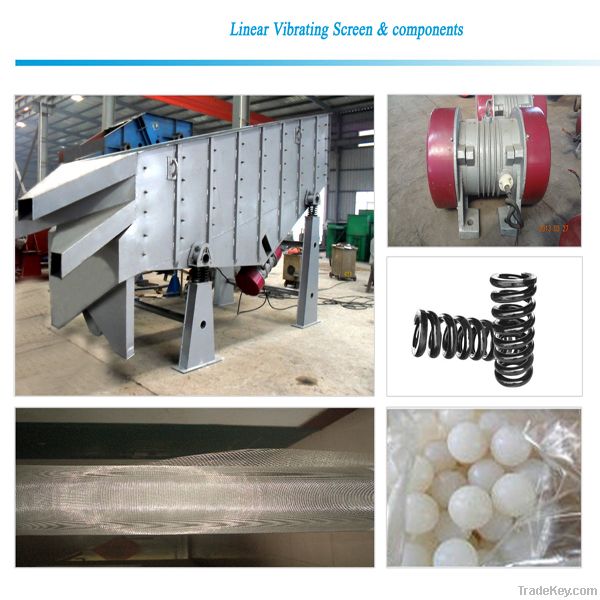 Linear vibrating screen from China Manufacture With ISO CE