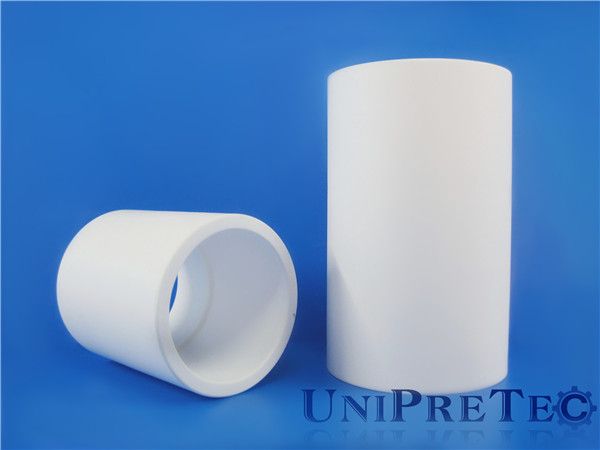 High Wear Alumina Al2O3 Ceramic Tube / Bushing