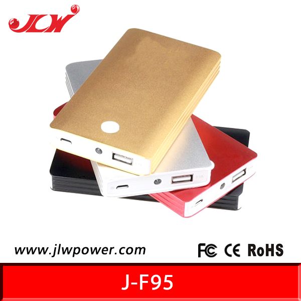 2014 JLW 9500mAh of slim body cheapest power bank in shenzhen