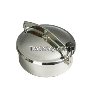 staniless steel sanitary round non-pressure manhole cover