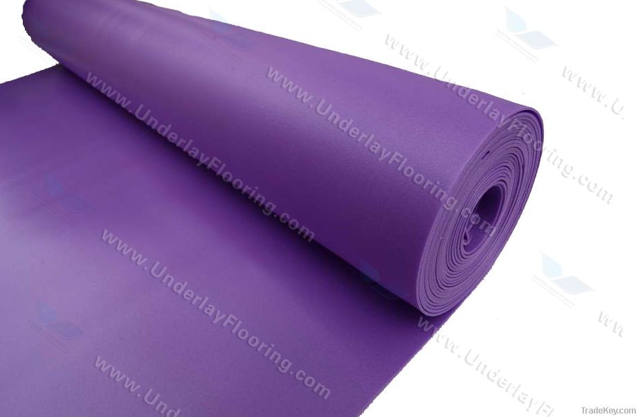 IXPE crosslinked polyethylene foam underlayment for bamboo flooring