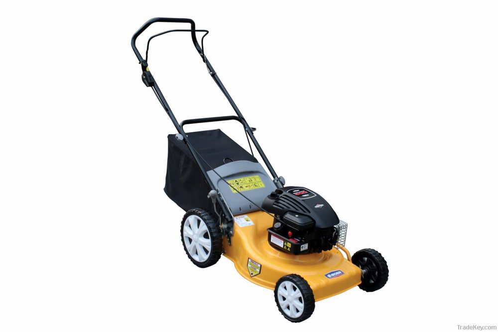 18 inch hand push steel deck lawn mower