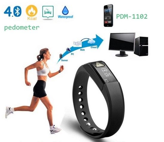 Wireless Wristband Bluetooth Pedometer