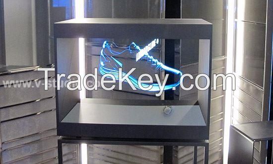 Hologram projection display cases by V-Studio