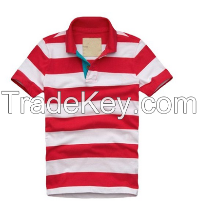 personalized custom polo with stripe made clothing manufacturers china