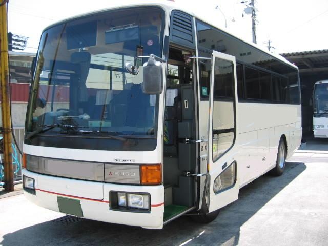 Used Bus MItsubishi Aero Midi Sightseeing U-MM526H. (Wide Cabin)