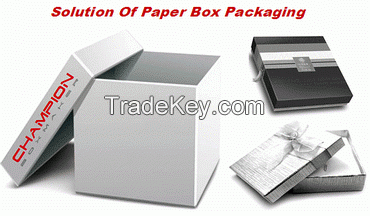 Solution of paper box packaging