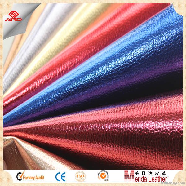 shiny pu/pvc leather for Jewelry box and handbags