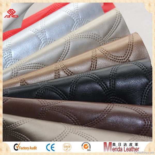 good feeling pvc funiture synthetic leather