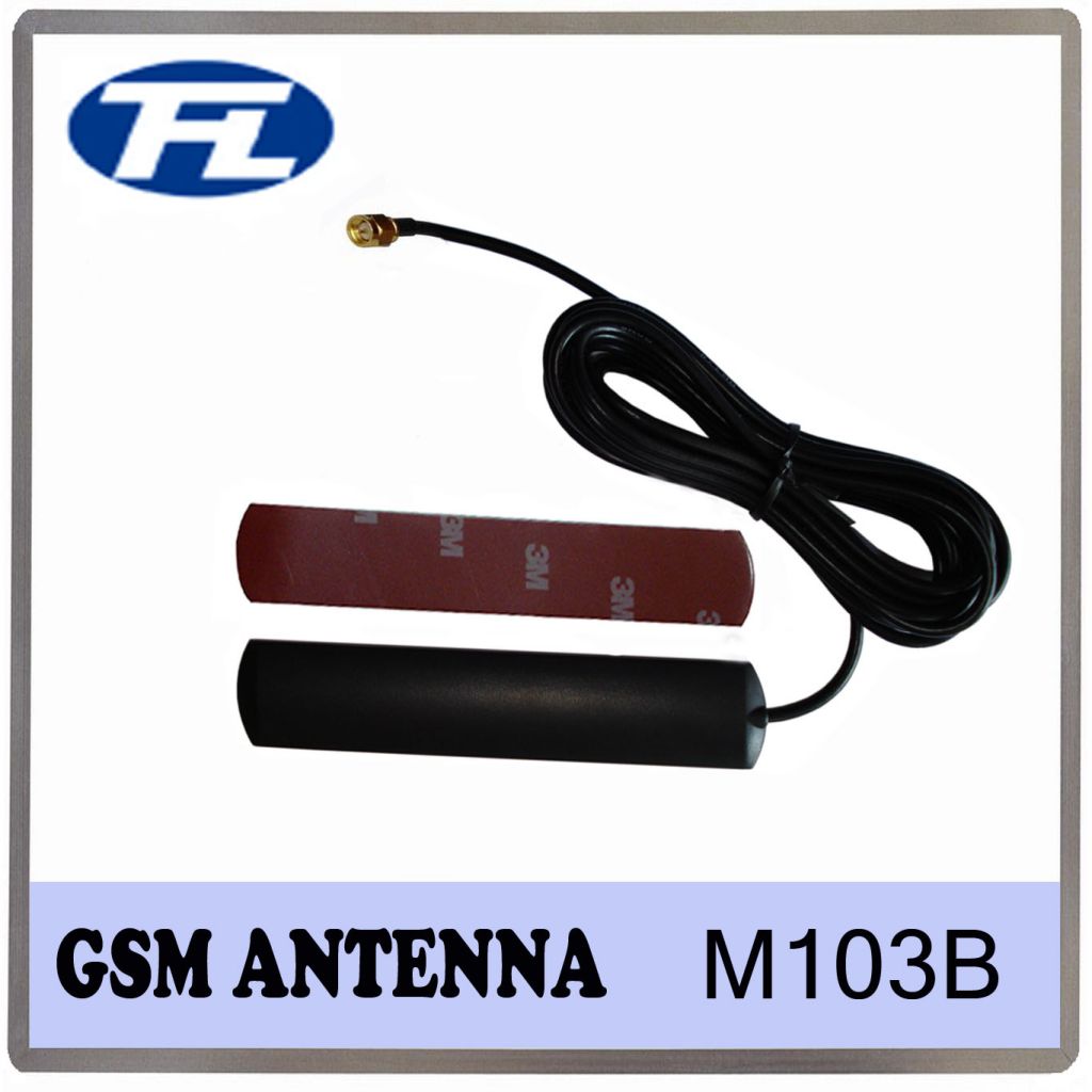 Free Sample Sticking Car GSM Patch Antenna  (SMA/MCX Connector)