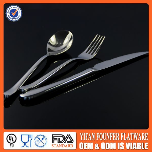 Hot-sale stainless steel dinner spoon fork knife for hotel