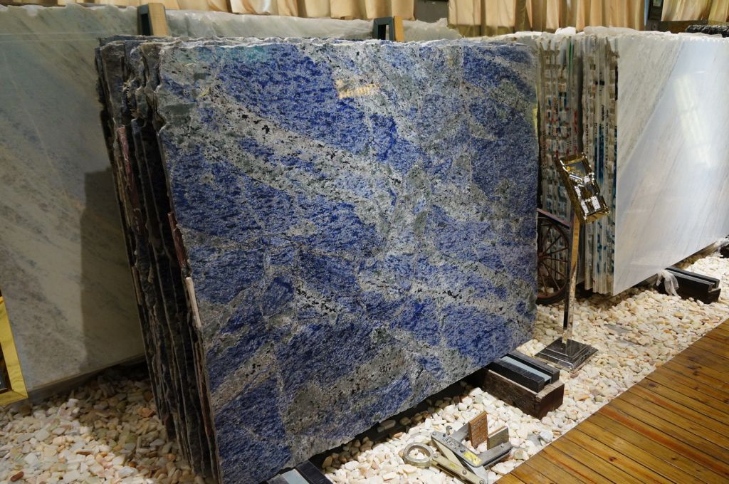 Brazil Bahia Blue Granite, Blue Granite Big Slab