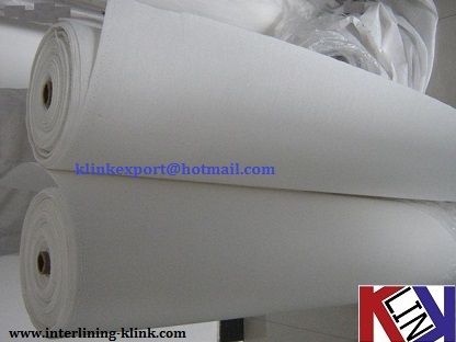 Resin Finish Woven Fusible Polyester Interlining for Cap/Waistband