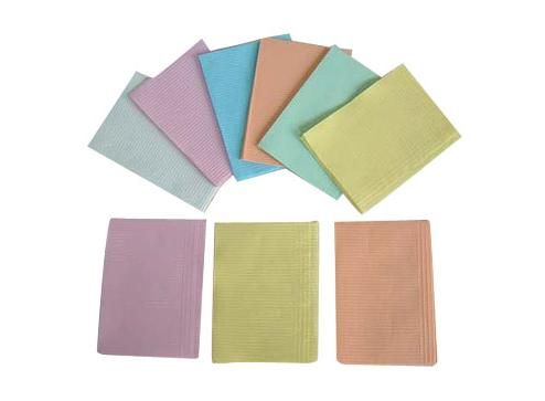 Dental Bibs (2-ply Paper + 1-ply Poly)  