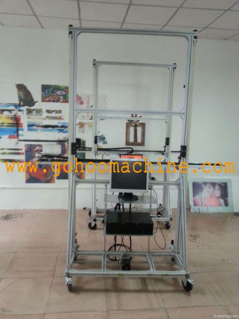 wall inkjet printer, wall photo printing machine